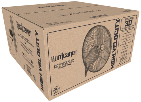 Hurricane - Pro Commercial Grade Oscillating Wall Mount Fan