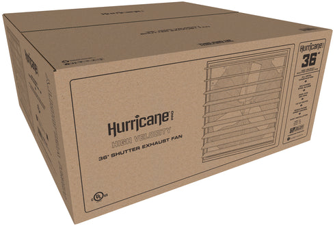 Hurricane - Pro Shutter Exhaust Fan