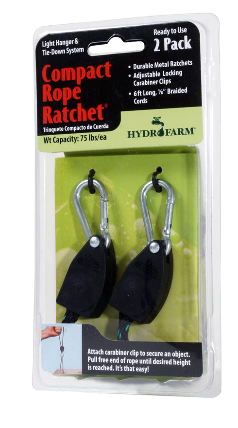 Hydrofarm - 1/8" Compact Rope Ratchet