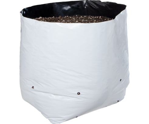 HydroFarm - Black/White Plastic Grow Bags 10/Pack