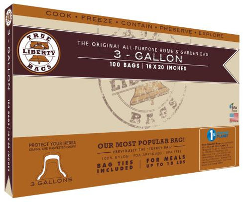 True Liberty - 3 Gallon Turkey Bags 18"x20"