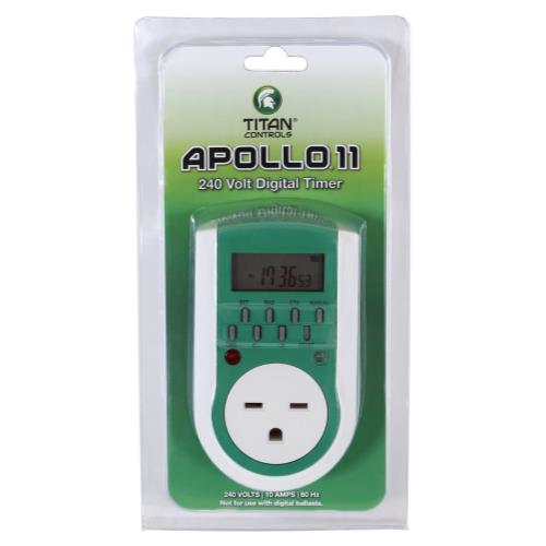 Titan Controls - Apollo 11 240V Digital Timer (1 Outlet) | Green Fox Supply